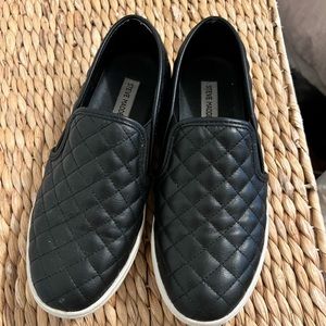 Steve Madden Black Slip-on Sneaker